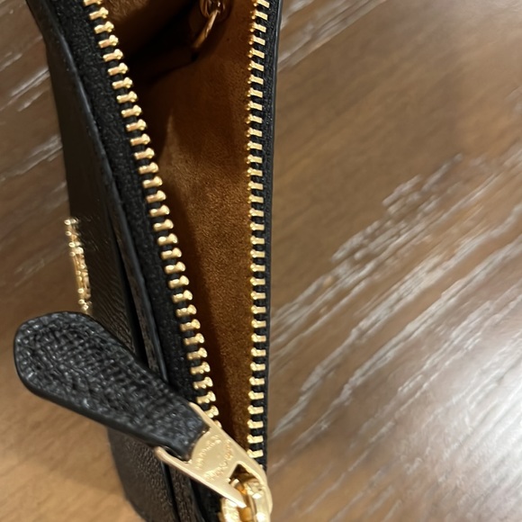 COACH Mini Skinny ID Case Card Coin Key Slit Wallet F88250 BLACK - Picture 11 of 12
